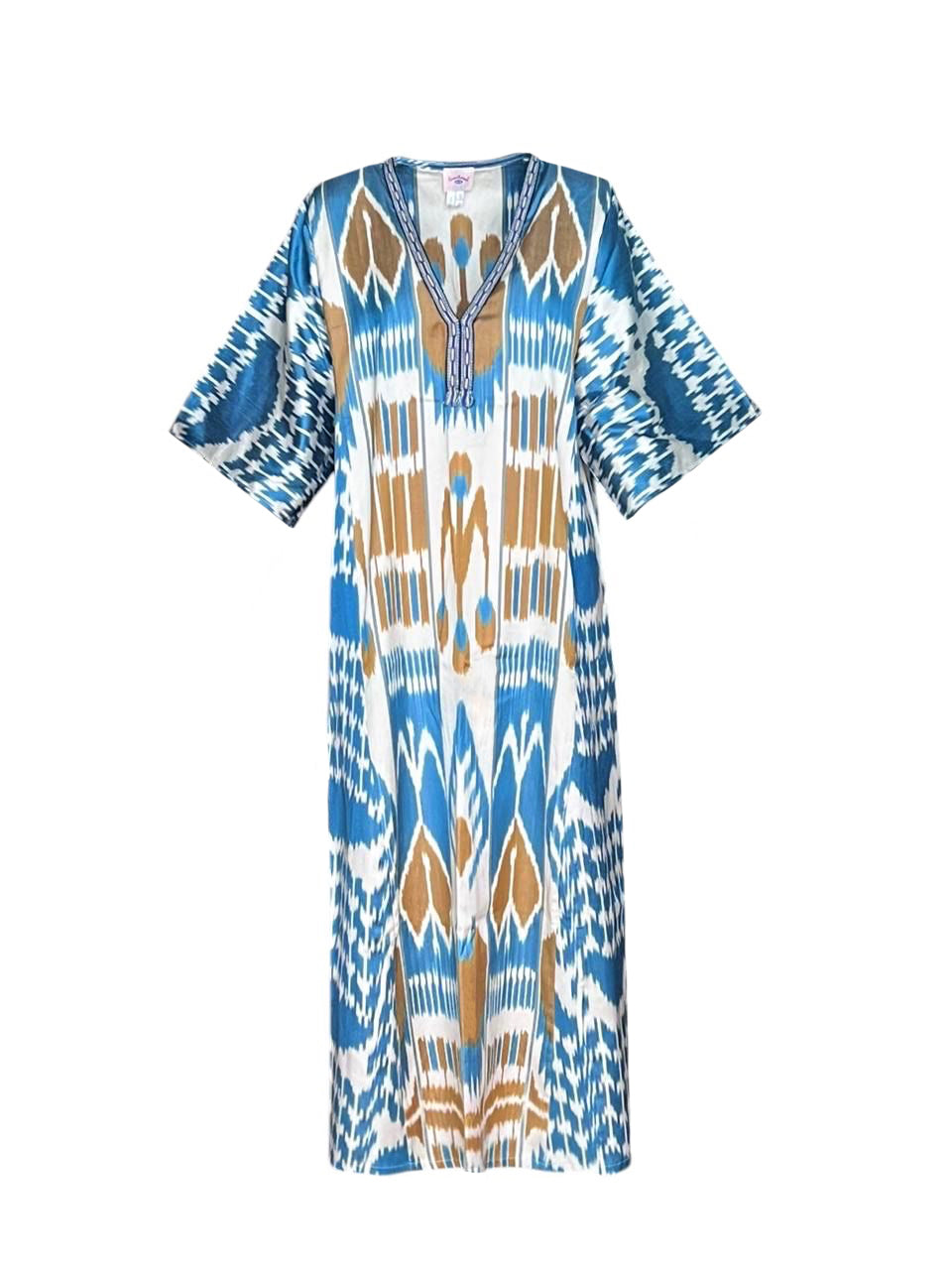 Blue flower Kaftan