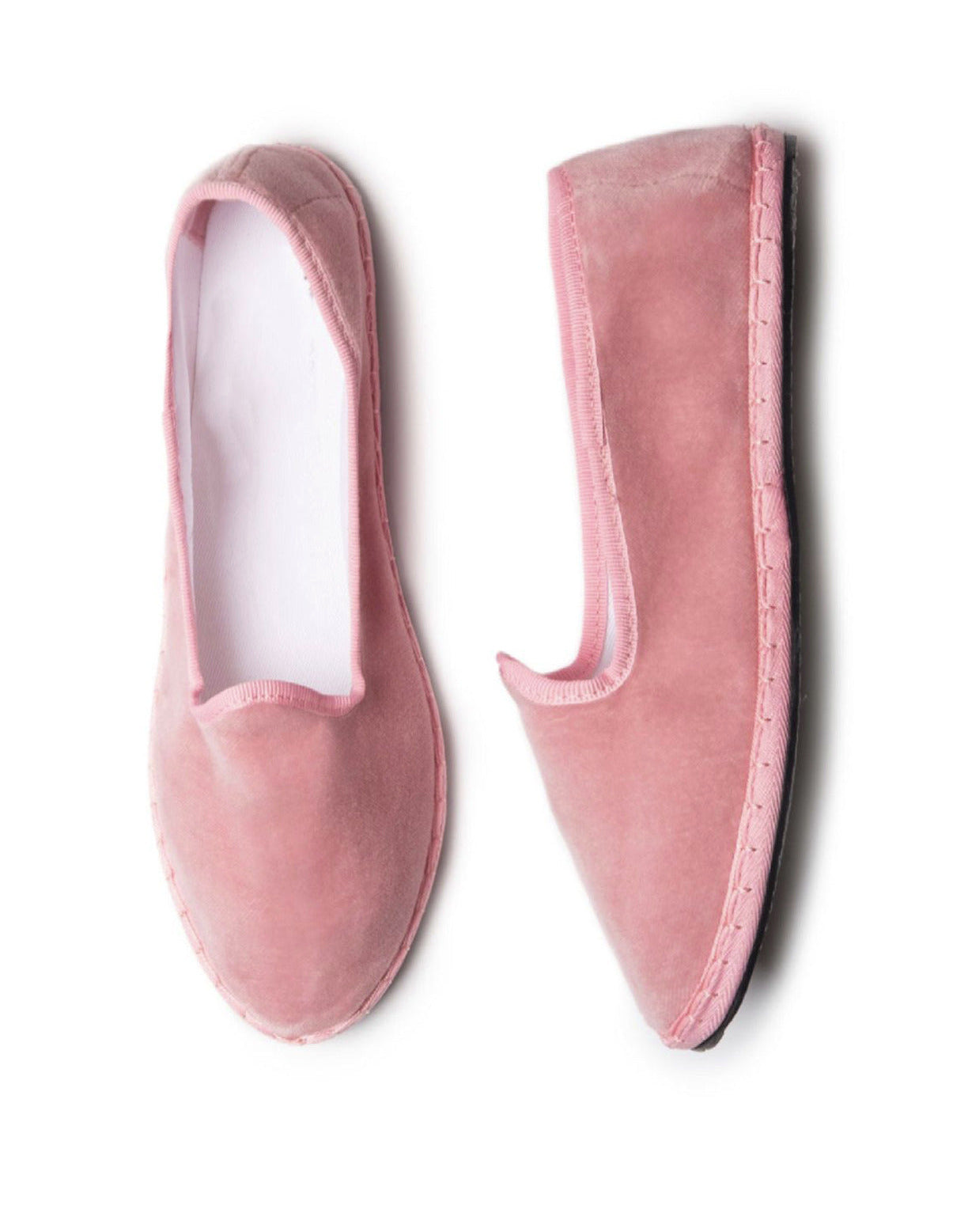 Pink Veneziane velvet shoes